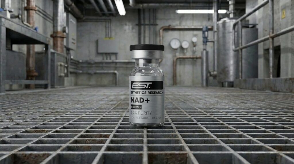 NAD+ vial for Neuro Peptide applications, quality tested as HPLC Verified Research Peptides.